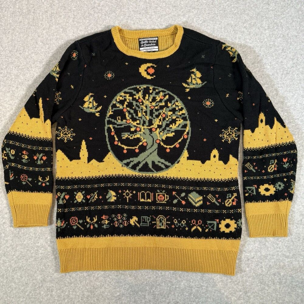 Critical Role Ugly Critmas Holiday RPG Sweater Suntree Exandria D&D XL